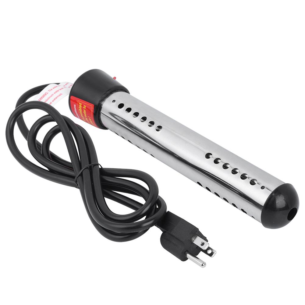 1500W 1.5m Floating Immersion Electric Water Heater Boiler for Swimming Pool Black