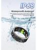 W9 Retro Smart Ring: Heart Rate, Blood Oxygen, Sleep & Calorie Tracker