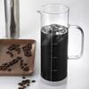 Elegantní karafy na kávu Cold Brew z borosilikátového skla Praktický kávovar Cold Brew s extrakcí chuti