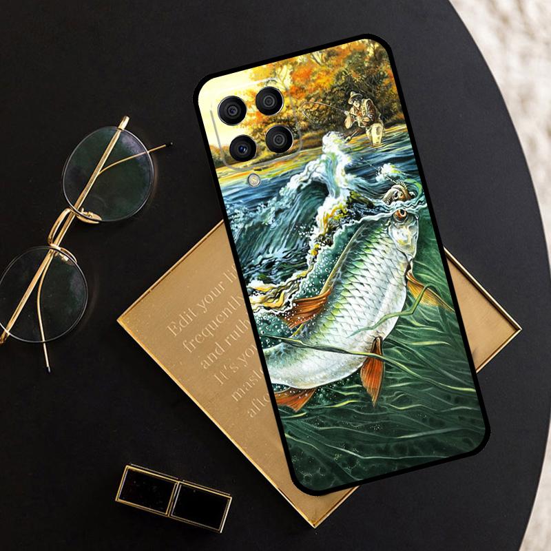 Fish Fishing For Samsung Galaxy M16 M06 M12 M13 M14 M15 M35 M55 M34 M54 M33 M53 M21 M31 M11 M32 M52 Case