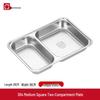 Lijia 304 Stainless Steel Divided Canteen & Fast Food Tray