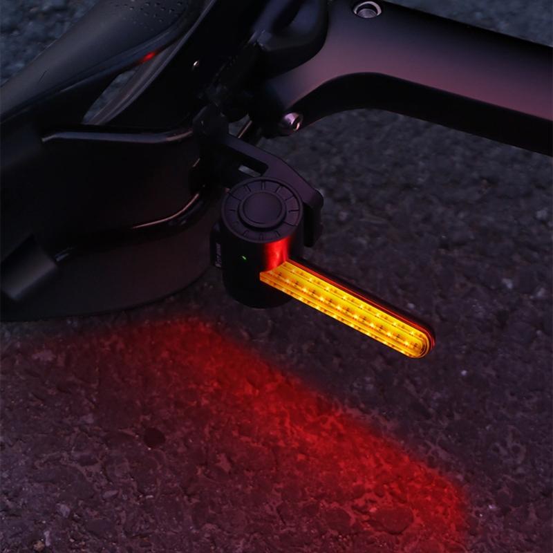 Smarted Rear Bike Light Rechargeable Waterproofed Bicycles Rear Cycle Light for Saddles and Seatpost
