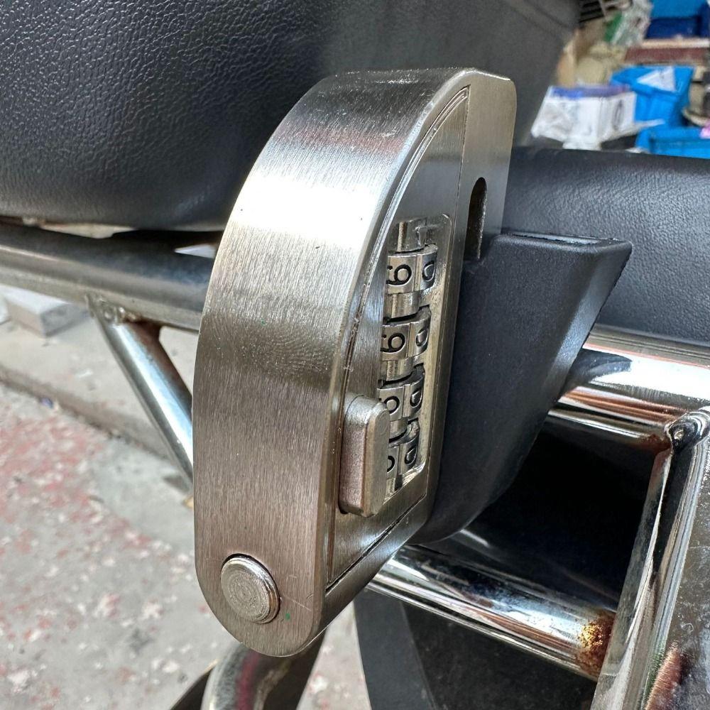 Tragbares Multifunktionales Fahrradschloss U-Schloss ABS Motorradschlosshalter Stark Wasserdicht Bremsscheibenschloss Halterung
