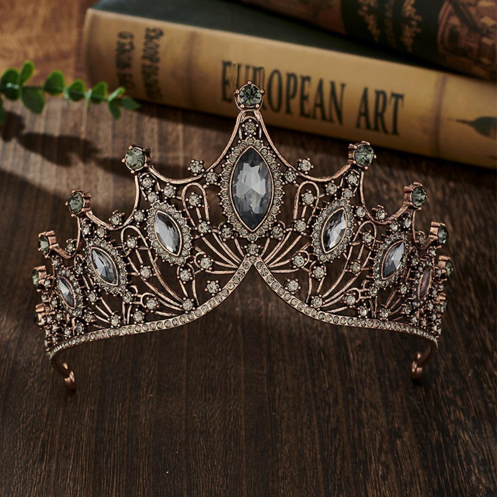 Crystal Bridal Crown Cosplay Royal Princess Crown Fashion Queen Crown  Wedding Accessories