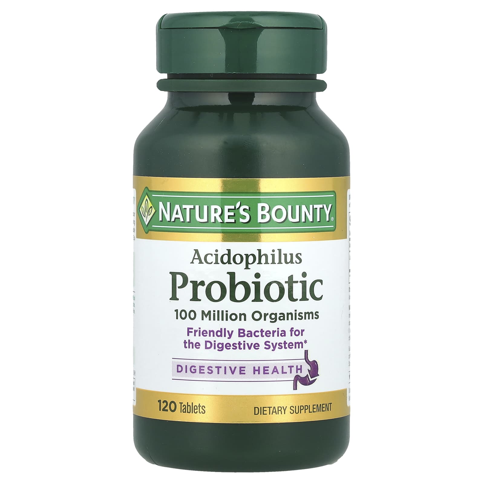 

Nature S Bounty, Acidophilus Probiotic, 120 Tablets (0.5 Mg per Tablet)