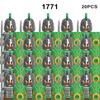 Set militari medievali Action figure Blocchi da costruzione Mattoni Cavaliere romano Soldato spartano Elmo Spada ArmiGiocattoli per bambini