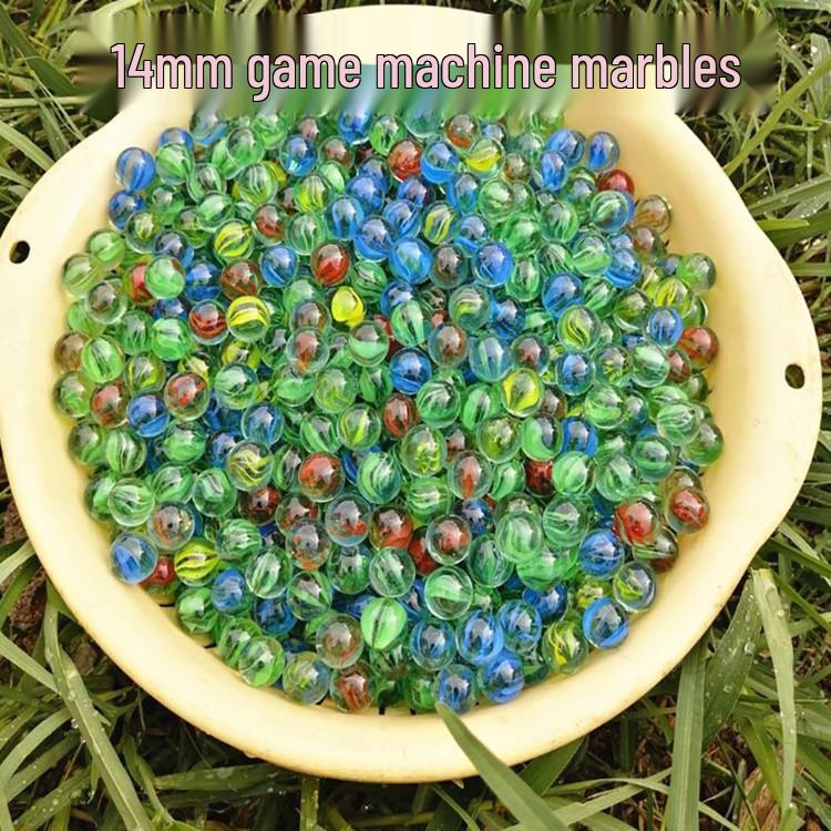 Glass Marbles Set for Games & Decoration - Sizes 14/16/19/25mm