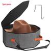 Foldable Travel Hat Storage Box - Portable, Large-Capacity and Handheld for Easy Transport