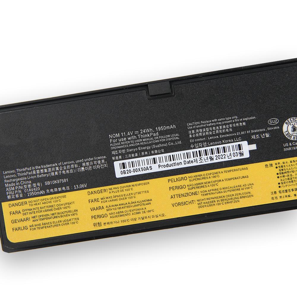 Replacement Laptop Battery SB1K97581 For Lenovo Thinkpad T570 T470 T580 T480 A475 A485 P51 P52S 61+