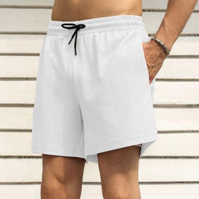 

New Shorts Men s Basketball Shorts Summer Plus Size Loose Quick-drying Pants Running Double-layer Casual Shorts XXL білий