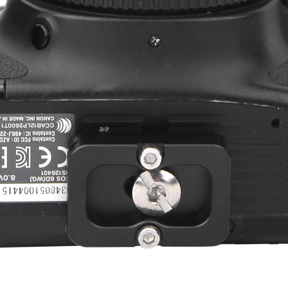 PU25 Mini Quick Release Plate with 1 4 inch Screw Mount for Tripod Ball Head Monopod AccessoryPU25