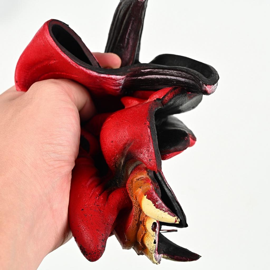 Horror czerwona krew maska ​​diabła mężczyzna Cosplay Masquerade karnawał rekwizyty na przyjęcia Halloween