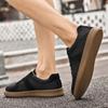 Fashion Mesh Cloth Men Casual Shoes Lace-Up Breathable Skate Shoes Fashion Men Male Comfortable Walking Shoe All-match Outdoor Flats