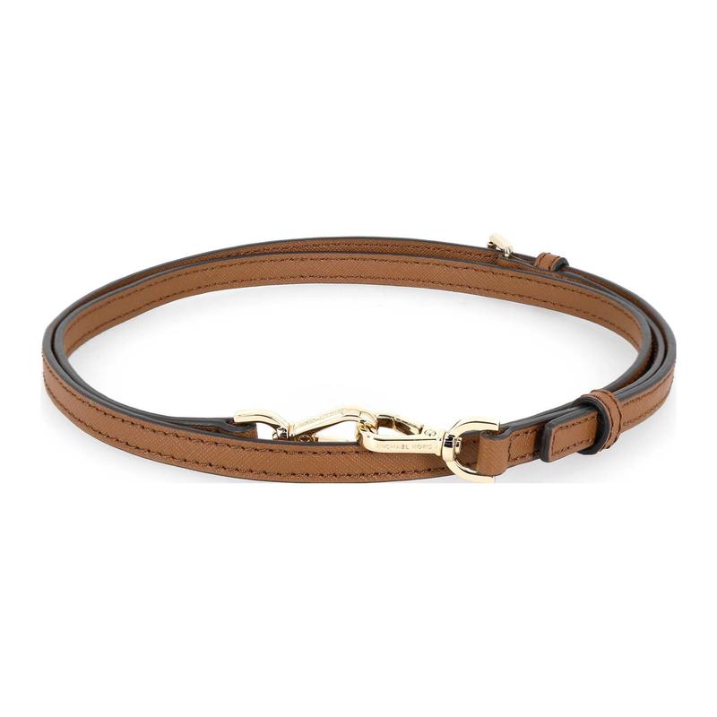 Michael Kors Ava Letter Logo Flip Solid Color Commuter Handbag Leather One-shoulder Crossbody Handbag Mini Women's Brown