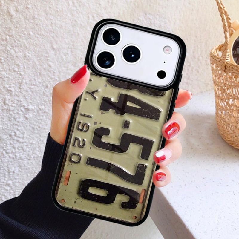 USA LICENSE NUMBER PLATES Phone Case For iPhone 17 Air 16 15 14 13 12 11 Pro Max Plus