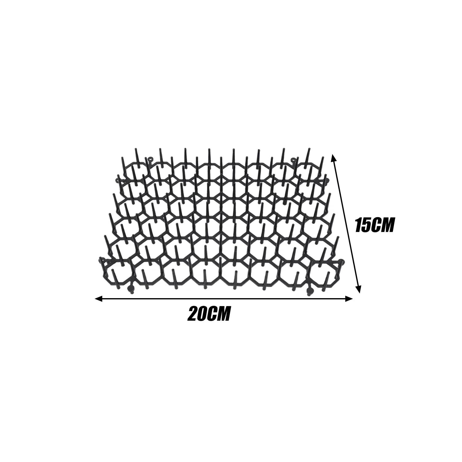 

Cat Repellent Mat Garden Prickle Strip Spliceable Anti Dog Digging Climbing Mats Keep Pets Away Universal Animal Driving Tools 1PC