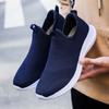 Autumn and Winter Sports Men's Shoes Large Size Four-color Fly-woven Couple Casual Shoes