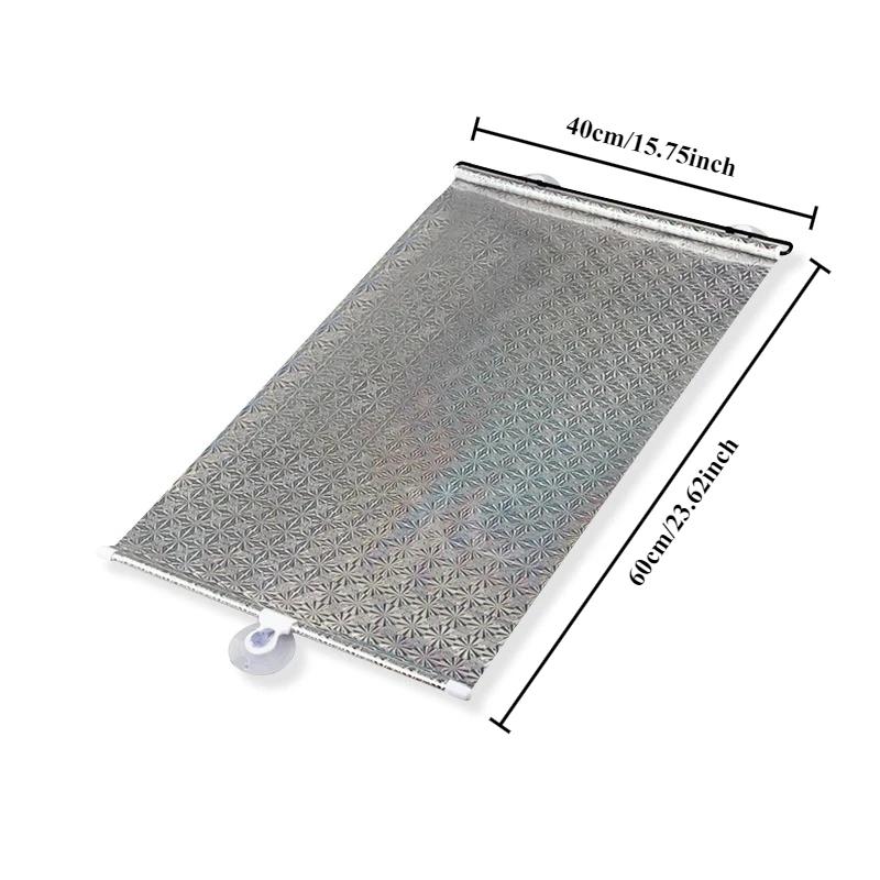 Window sunshade, kitchen balcony sun protection, retractable without perforation, office sunroom curtain, car sunshade