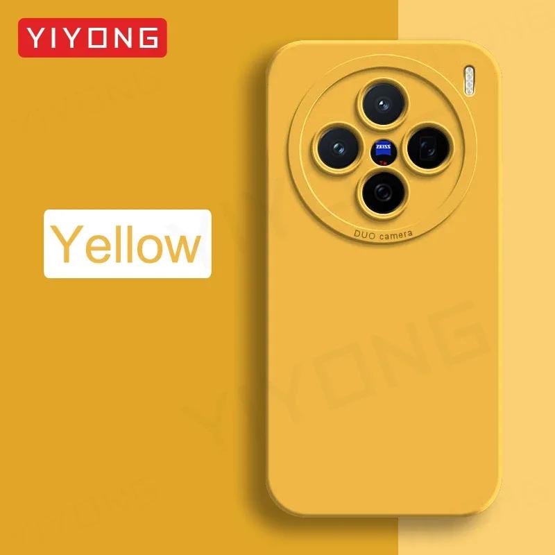 

Для Vivo X200 Pro Чехол Жидкий Силиконовый Мягкий Чехол Для VIVO X100 VivoX200 Pro Mini VivoX100 Ultra 5G Чехлы для Телефонов VIVO X200 Pro жёлтый