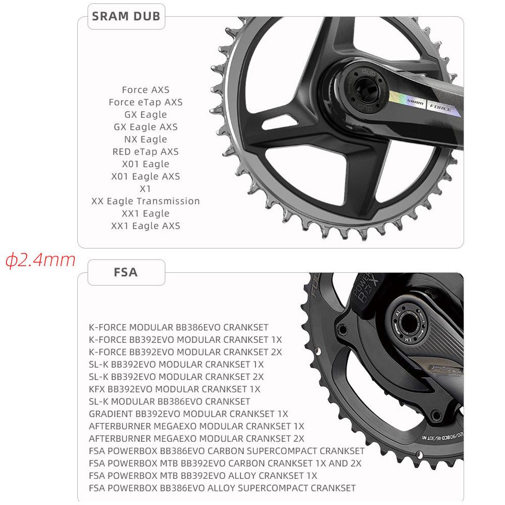 TOOPRE Bike Crank Arms Cap Pin Spanner Adjustable Tool Bicycle Hub Bottom Bracket Freewheel Pin Wrench For NX/GX DUB/FSA/XX/X01