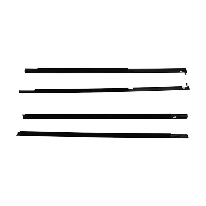 4 Stuks Auto Raam Rubberen Afwerking Voor Mitsubishi Pajero Montero V73 V93 V97 2000-2016 Weerstrip Afdichting Deurlijst Afwerking Glasafdichting