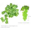 Pack of 7 Plastic Grapes Lifelike Artificial Fruit Decoration Artificial Fruit Supports, Garden Office Decoration, Photo Props