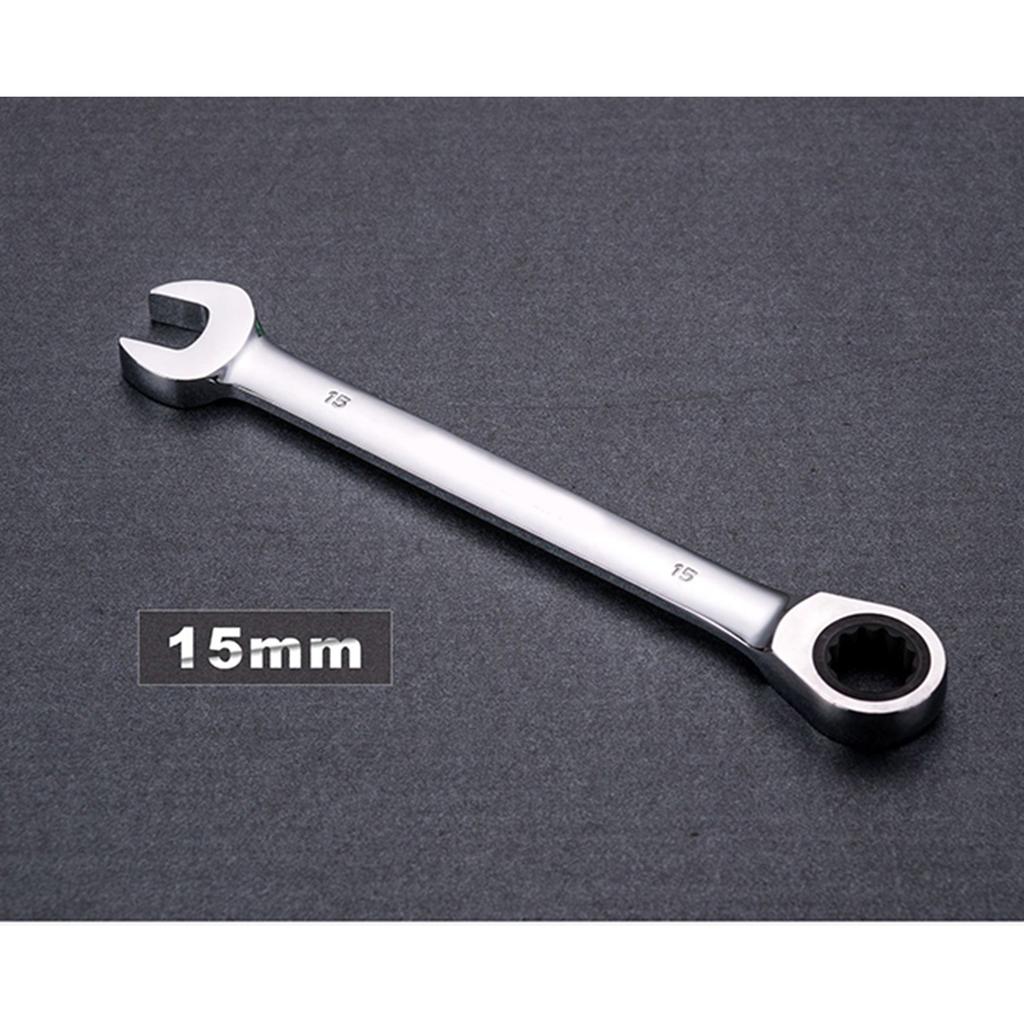 Double Head Ratchet Wrench Keys Combination Spanner Wrench for Car Repair Tools