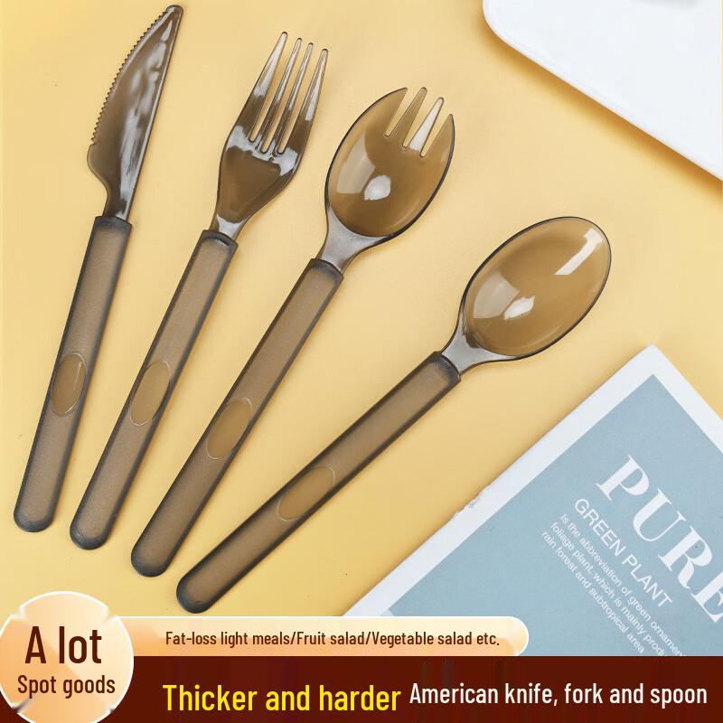 Individually Wrapped Disposable Plastic Cutlery Set