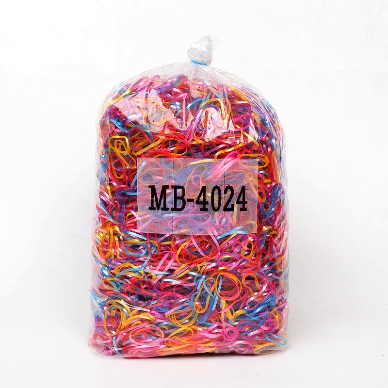 Elastici Colorati ad Alta Elasticità Piccoli per Bambini - Elastici di Gomma Usa e Getta in Confezione Bulk