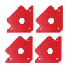4 Stück 25lb Magnetischer Schweißpositionierer Edelstahl 45 Grad  90 Grad  135 Grad  180 Grad  Mehrwinkel