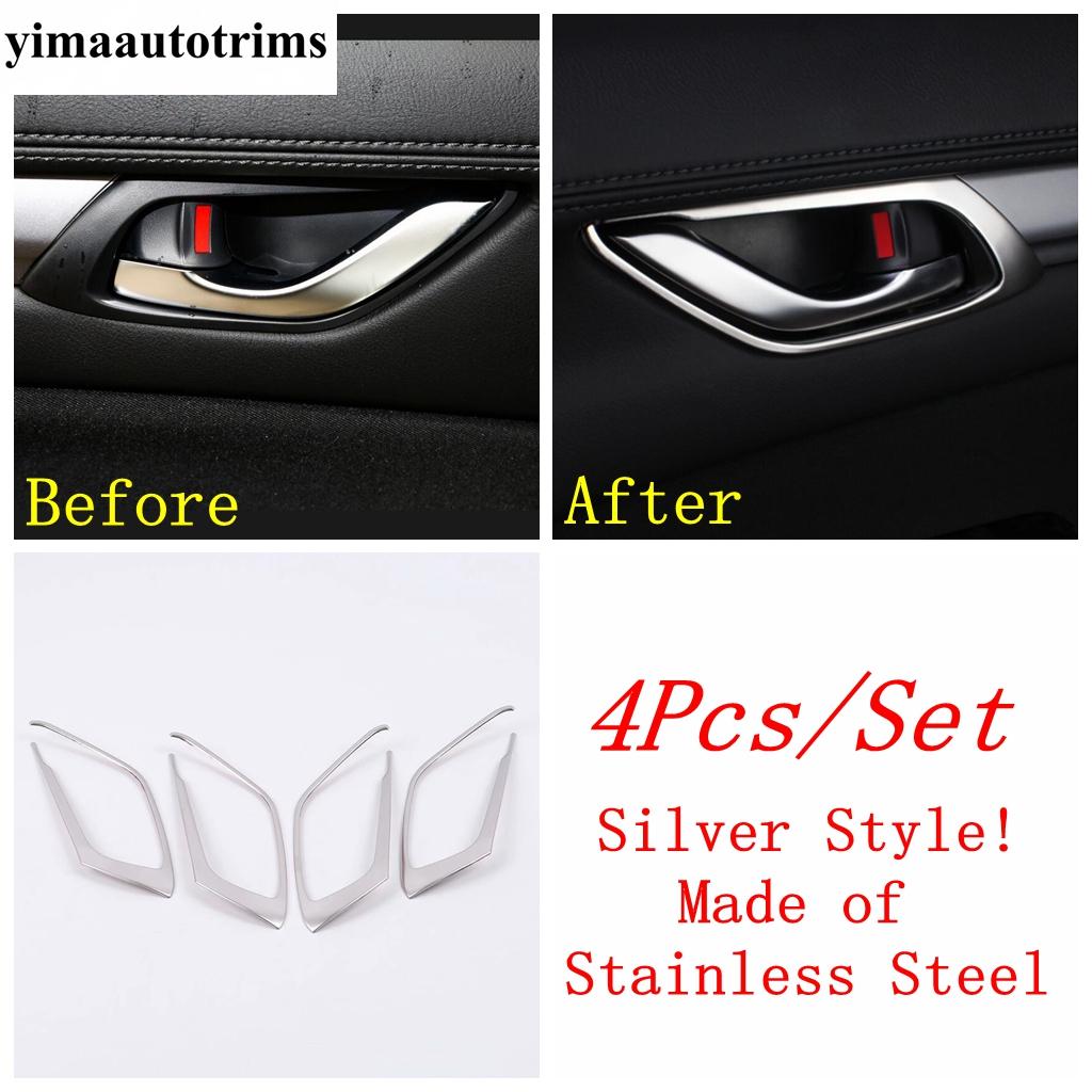 For Mazda CX-5 CX5 2017 - 2024 Water Cup / Shift Gear / Speaker / Air AC / Window Lift Cover Trim Stainless Steel Accessories