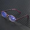 Vision Care High-definition Portable Metal Anti-UV Blue Rays Presbyopia Eyeglasses Folding Reading Glasses