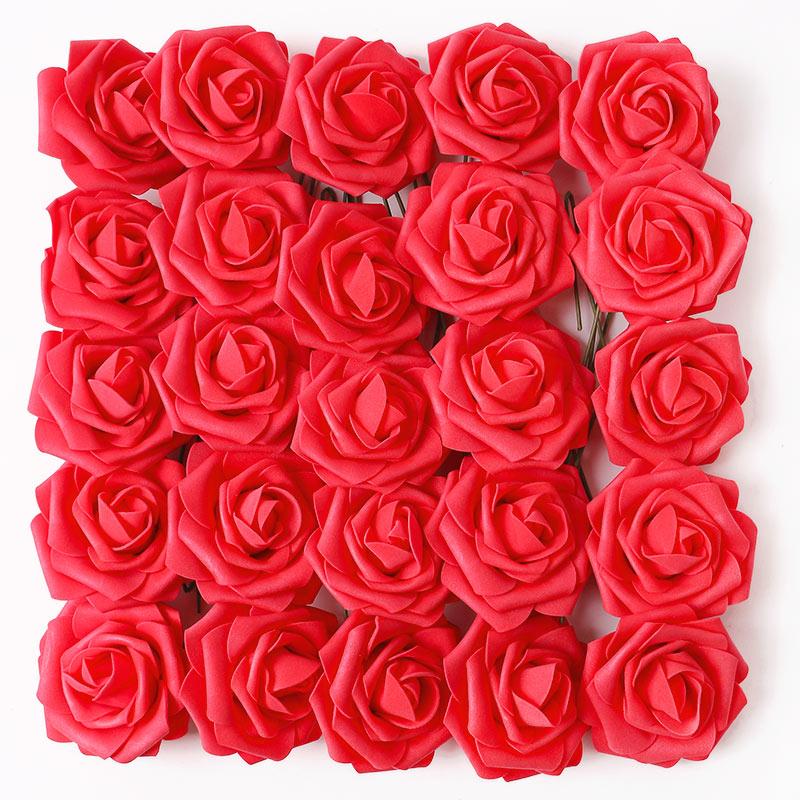 5/10/15/20/25Pcs Artificial Rose Flowers Wedding Decorations Centerpieces Arrangements Party Baby Shower Garden Home Decor Gifts