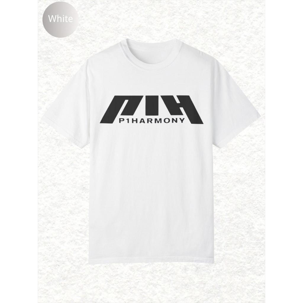 Summer Y2k P1Harmony DUH Same T-shirt Kpop Print Summer Short Sleeve Tee for Fans Women Clothing Streetwear Unisex T Shirts