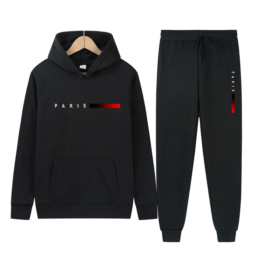 2025 Herren Kapuzenpullover & Lange Hose Set mit Aufdruck