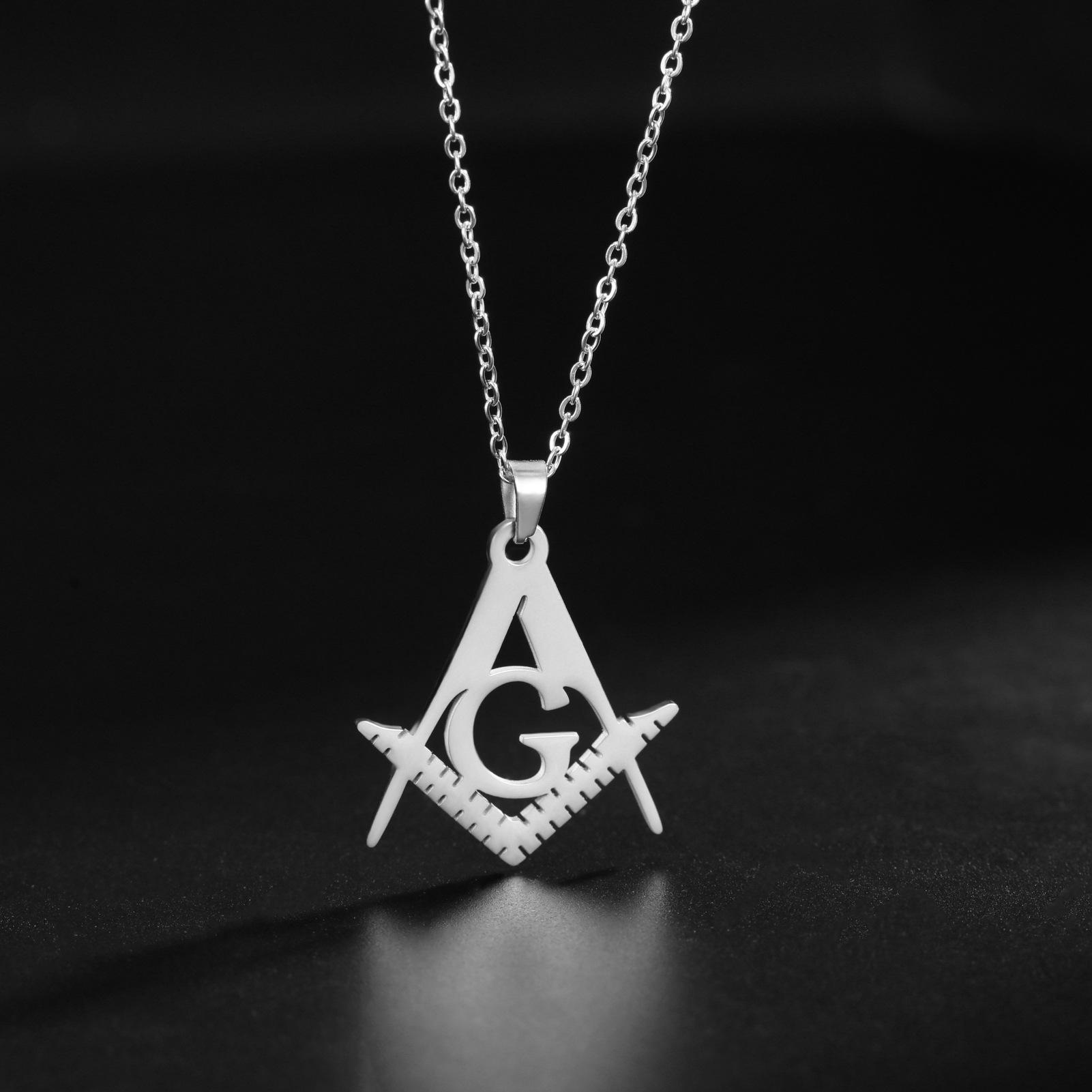 

Масонское масонское ожерелье для женщин и мужчин, масонский компас, символ, кулон, масонские украшения, круглый масонский подарок, креативный