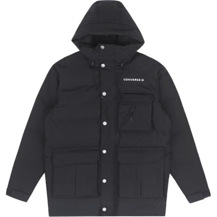 Мужская пуховая куртка Converse Черная 10026917-A03 XL