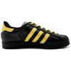 Adidas Originals Superstar 2 Abrasion Resistant Low top Skateboard Shoes Unisex Black Gold JI0079(Team1284-)
