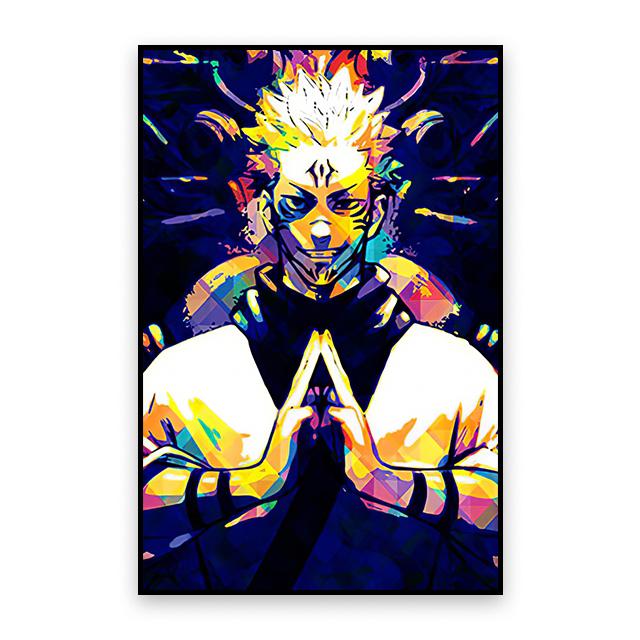 Jujutsu Kaisen Anime Canvas Poster Gojo Satoru Character Decoration Painting Kids Room Art Murals Modern Home Wall Decor Picture