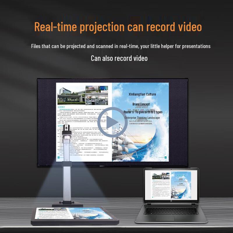 

Eloam S1020A3R 8MP Dual Camera A3 Document Scanner with ID Card Reader