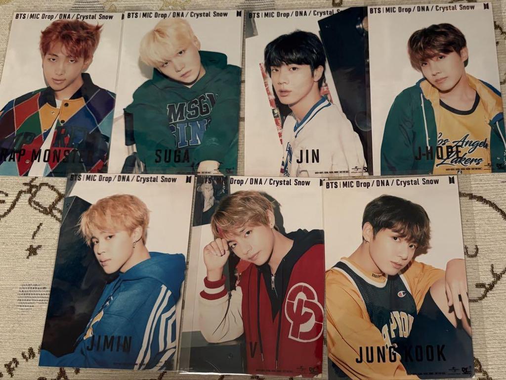 [USED] BTS MIC Drop/DNA/Crystal Snow Photo