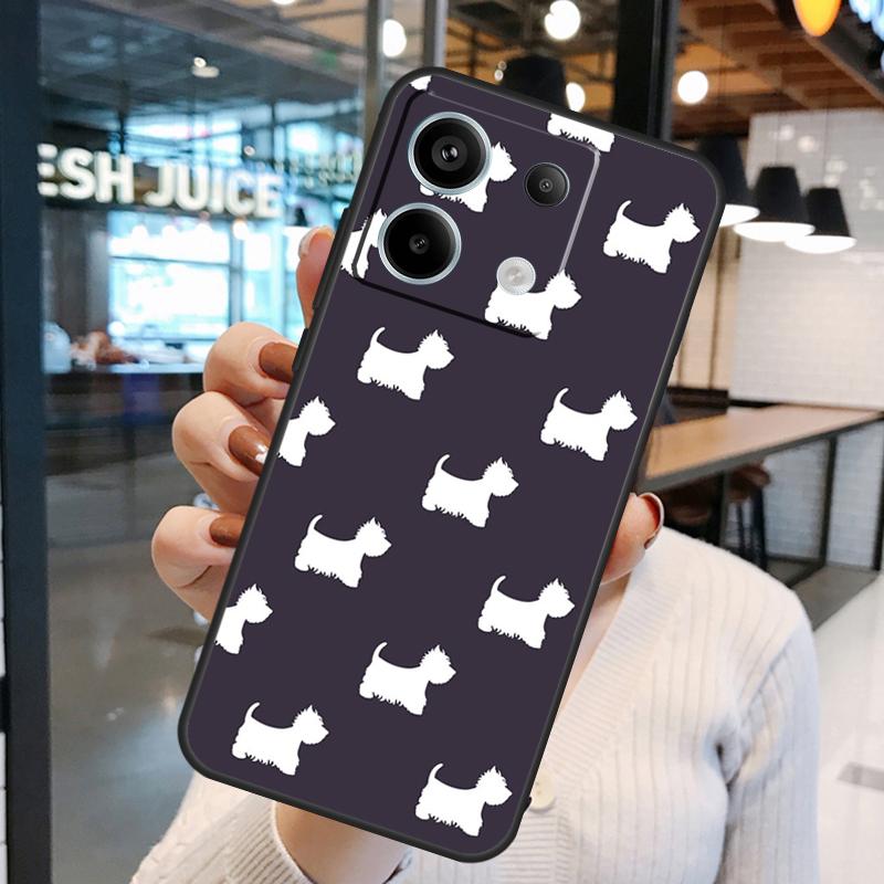West Highland Terrier Westie Cover For Xiaomi Redmi Note 13 Pro 12 11 9 10 Pro 9S 10S 11S 12S Redmi 12 10C 12C 13C Case