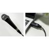 DSD TECH SH-AU20A USB to XLR Cable for Dynamic Microphones (5.9 ft) Black
