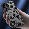 Funda Back Phone Cover Case for Samsung Galaxy S23 FE S24 Plus S22 Note 20 Ultra 10+ S25 Ultra S26 S21 S20 FE Lover You Flowers