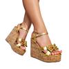 European & American Roman Wedge Heel Sandals - Height-Boosting, Stylish, for Spring/Summer