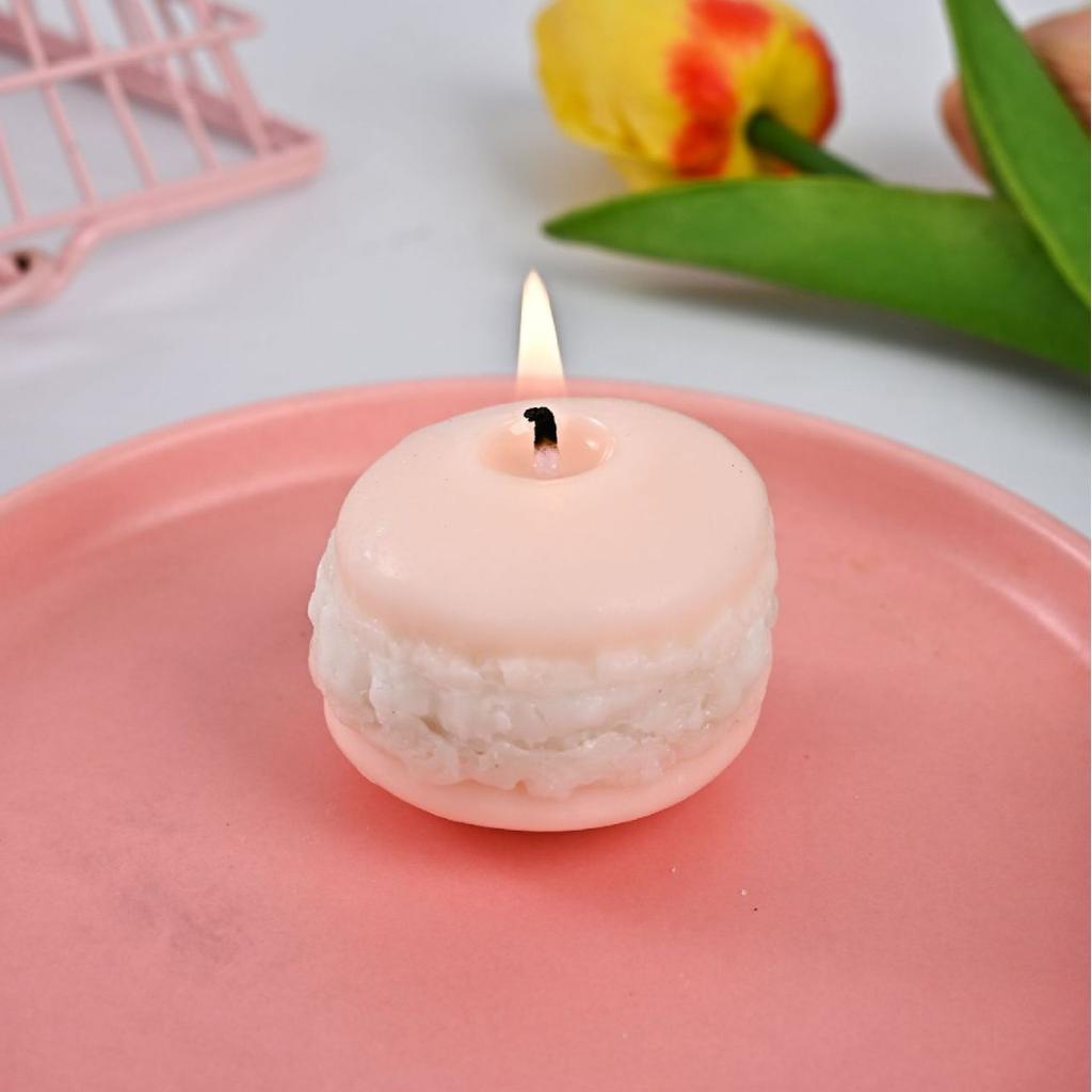 Macaron Aromatherapy Candle Souvenir Wedding Fragrance Small Gift Handmade Candle Simulation Styling Wax