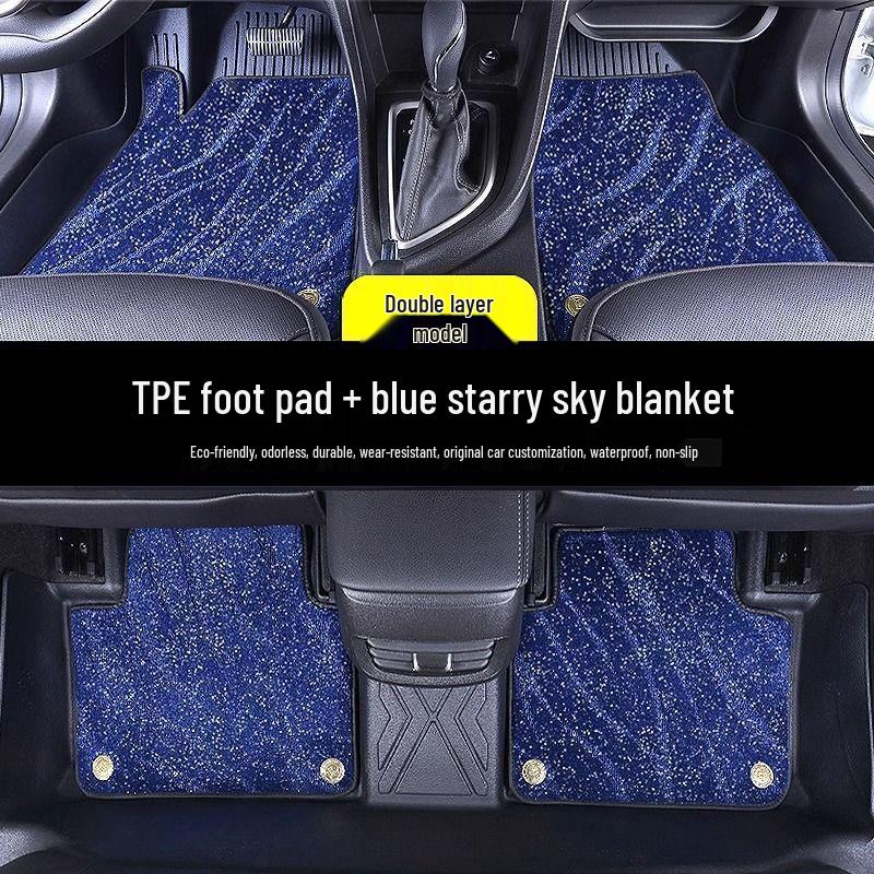 Honda XRV TPE Car Floor Mats - 3D Anti-slip, Waterproof, Wear-resistant, Eco-friendly, Odorless, Full Cover Upgrade
