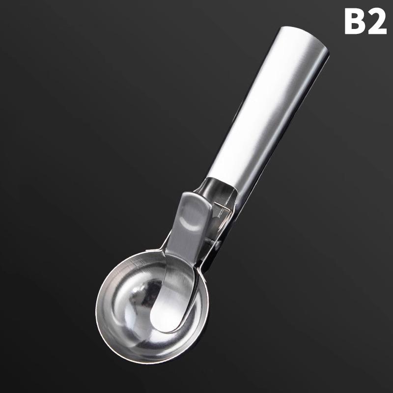 1 Pcs Nonstick Anti-Freeze Ice Cream Scoop Aluminum Alloy Ice Cream Spoon Watermelon Ball Cookie Dough Scoop Ice Cream Tools