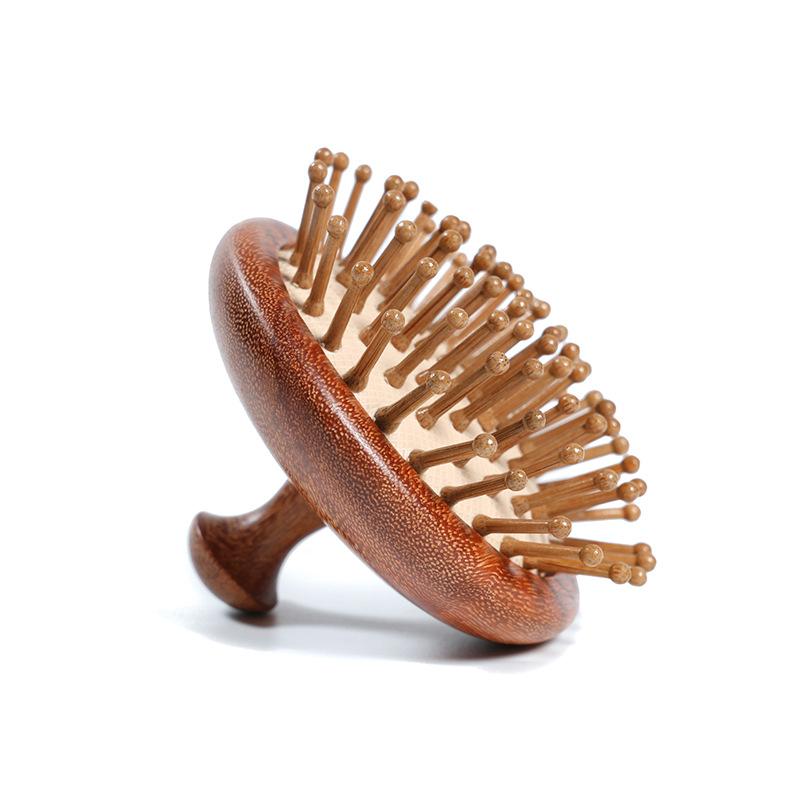 Wooden Hair Brush for Hair Growth Hairbrush Wood Scalp Massager Travel Scalp Massage Brush Air Cushion Hair Brush for Women
