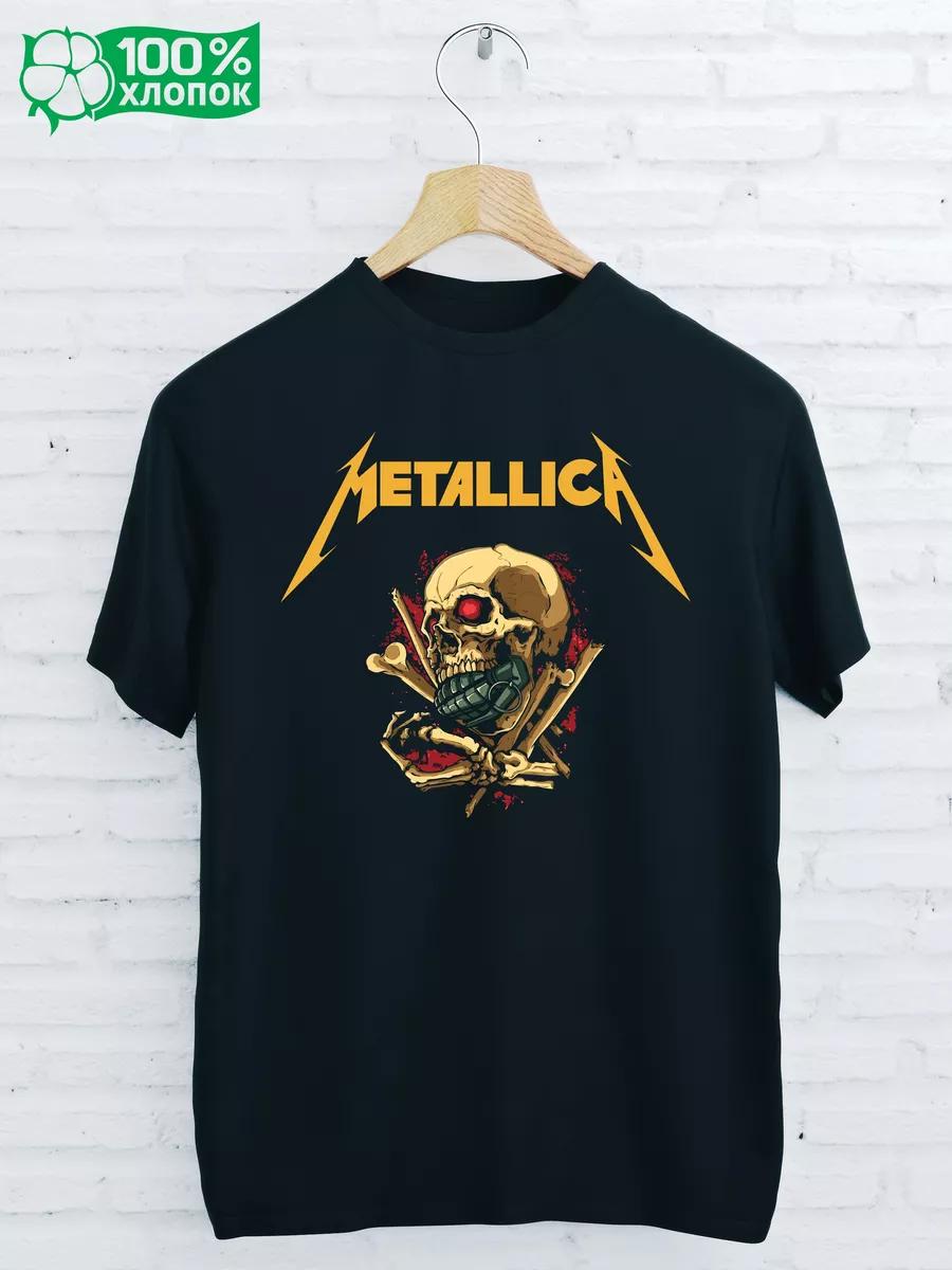 T-shirt with ROCK METALLICA print XL